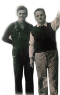 Alfred Stenger und Sohn Peter