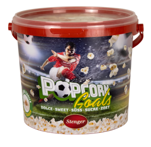 Fussball - Popcorn süß